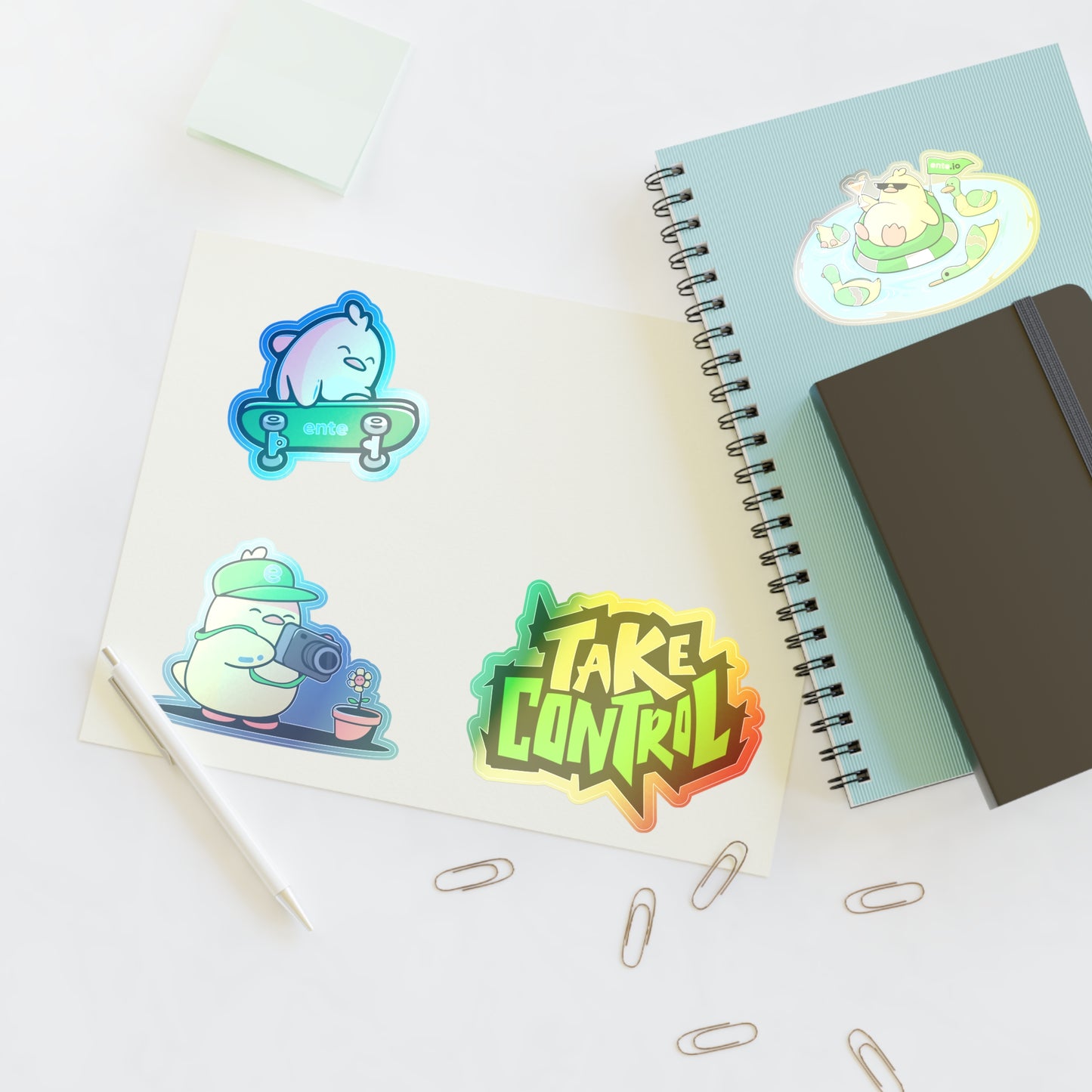 Ente Fam Sticker Sheet - Pack 2