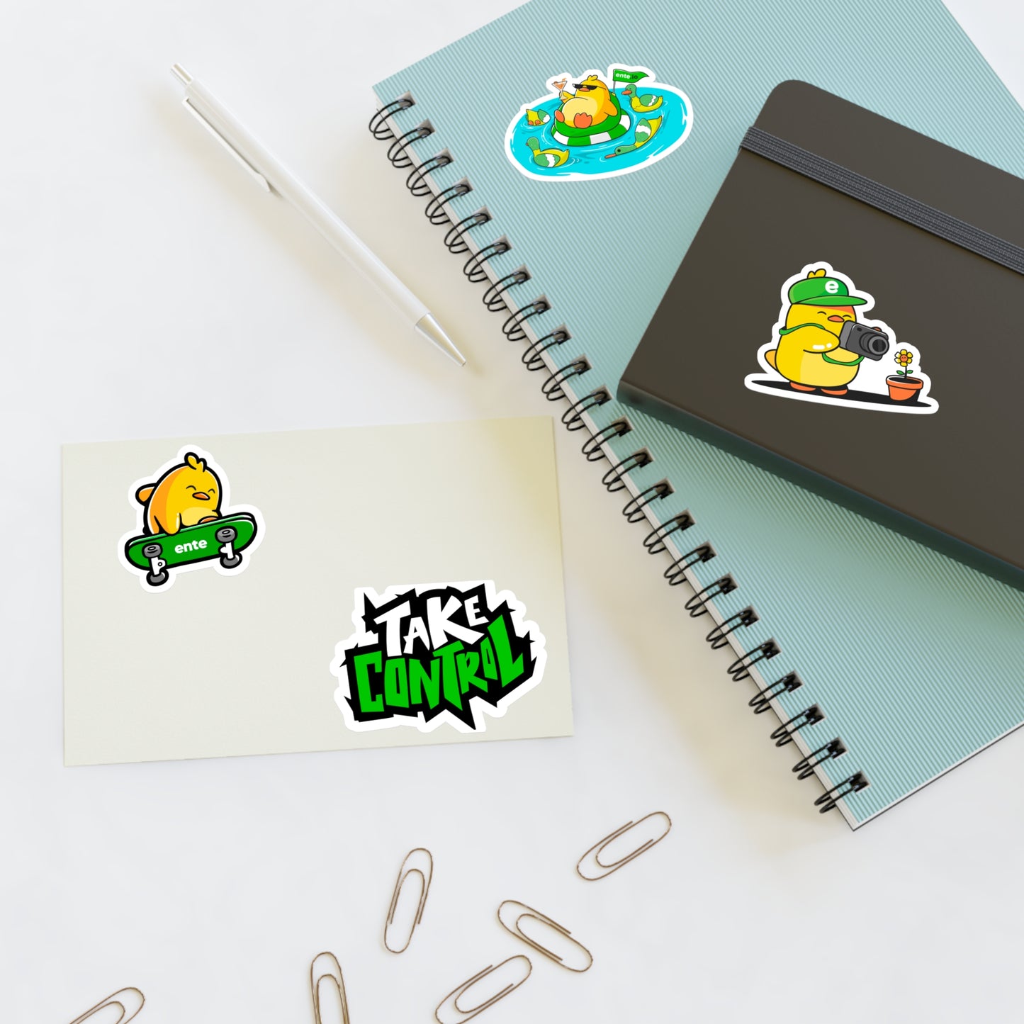 Ente Fam Sticker Sheet - Pack 2