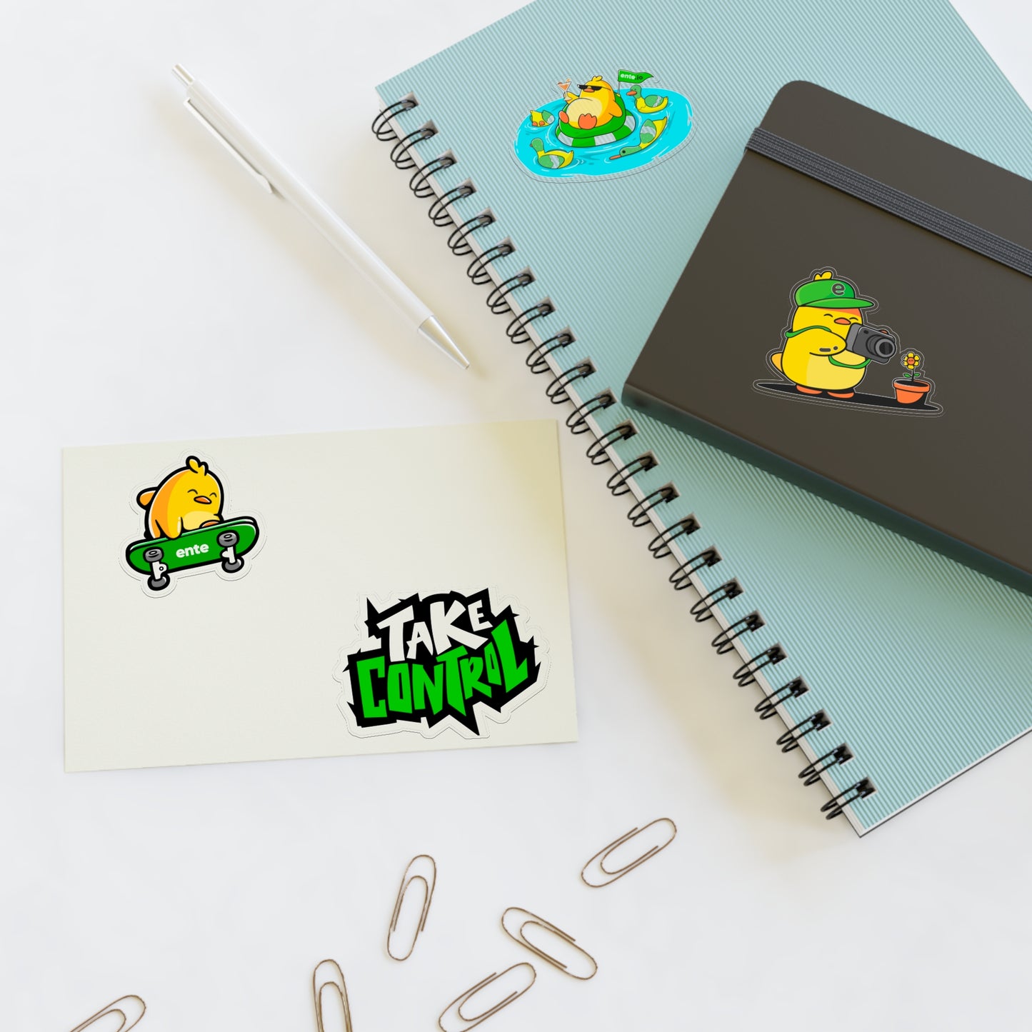 Ente Fam Sticker Sheet - Pack 2
