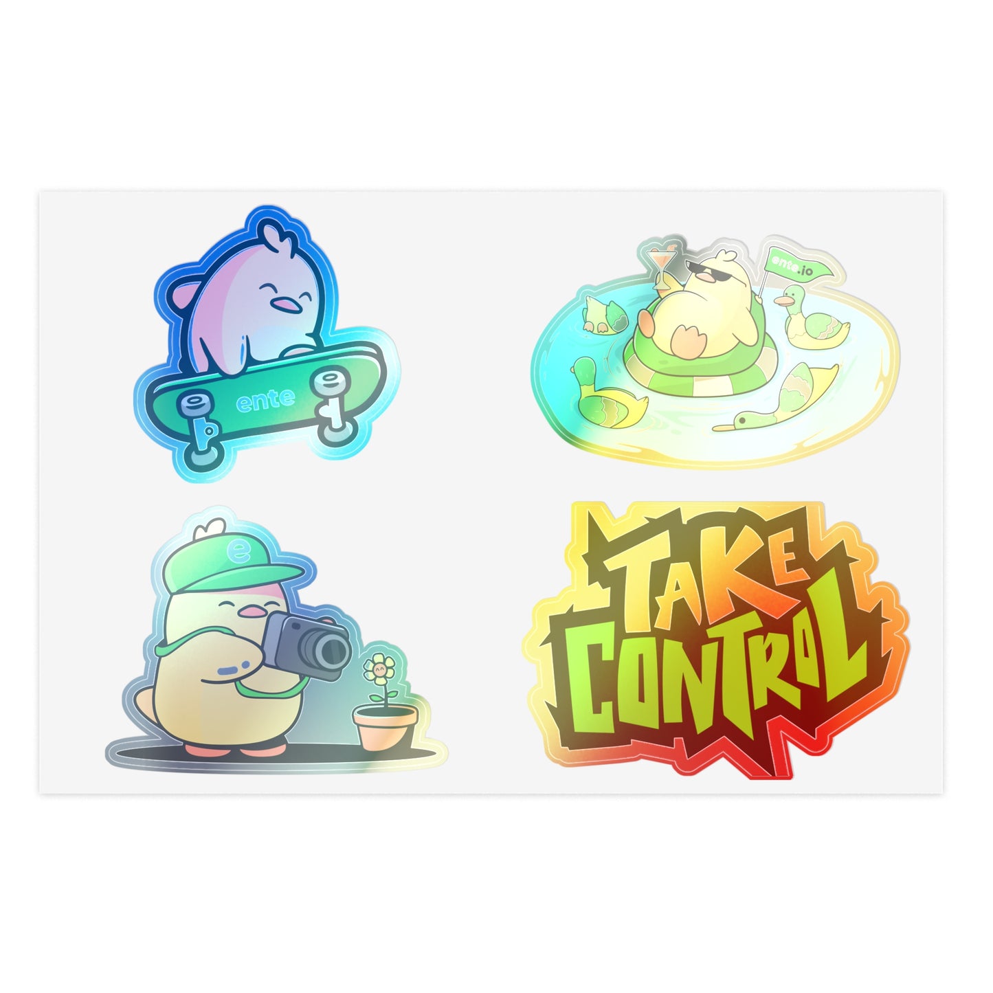 Ente Fam Sticker Sheet - Pack 2