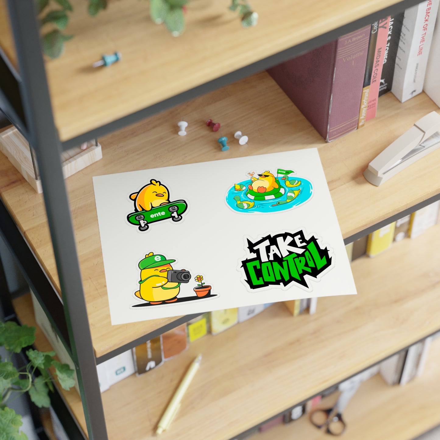 Ente Fam Sticker Sheet - Pack 2