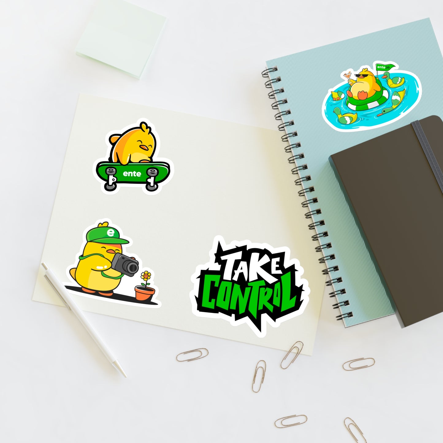 Ente Fam Sticker Sheet - Pack 2