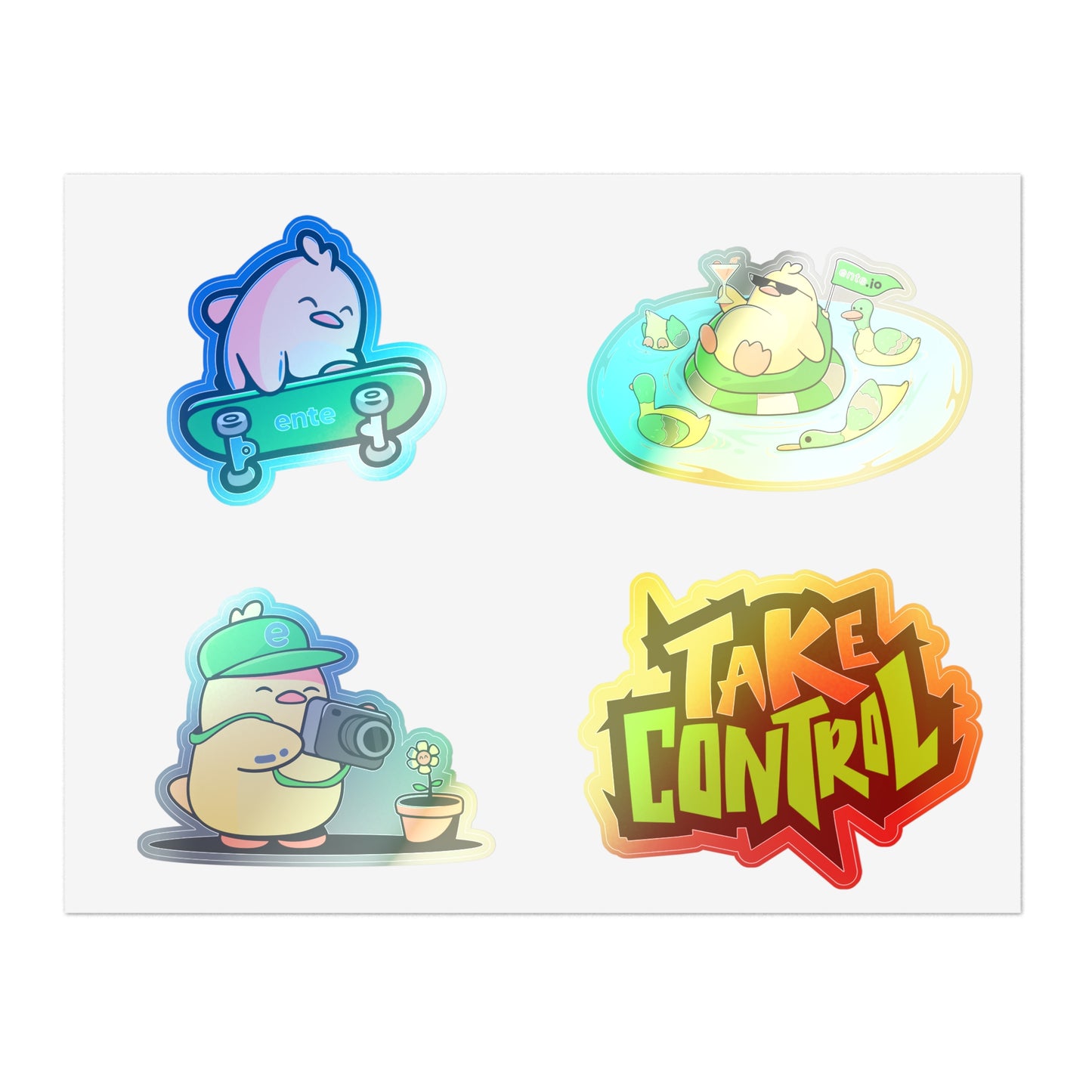 Ente Fam Sticker Sheet - Pack 2